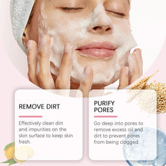 Rice Water Face Wash Deep Cleaning Moisturizing Brightening