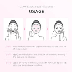 Sakura Cleansing Face Mask Stick 40g– Pore Cleaner
