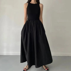 New Summer Female Fashion Style Dress Simple Elegant