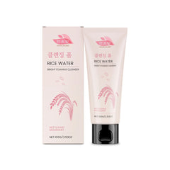 Rice Water Face Wash Deep Cleaning Moisturizing Brightening