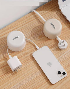 Data Cable Winder Wall Mounted Space-saving Plug Cable