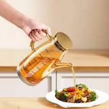 600/800/1000ml Oil Bottle Kitchen Glass Oil Pot