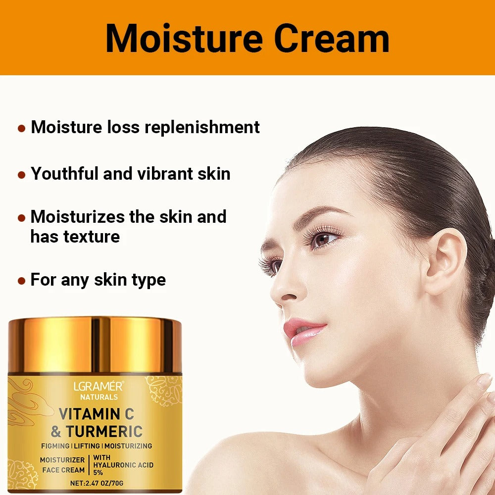 Turmeric Vitamin C Face cream Retinol Moisturizing Firming