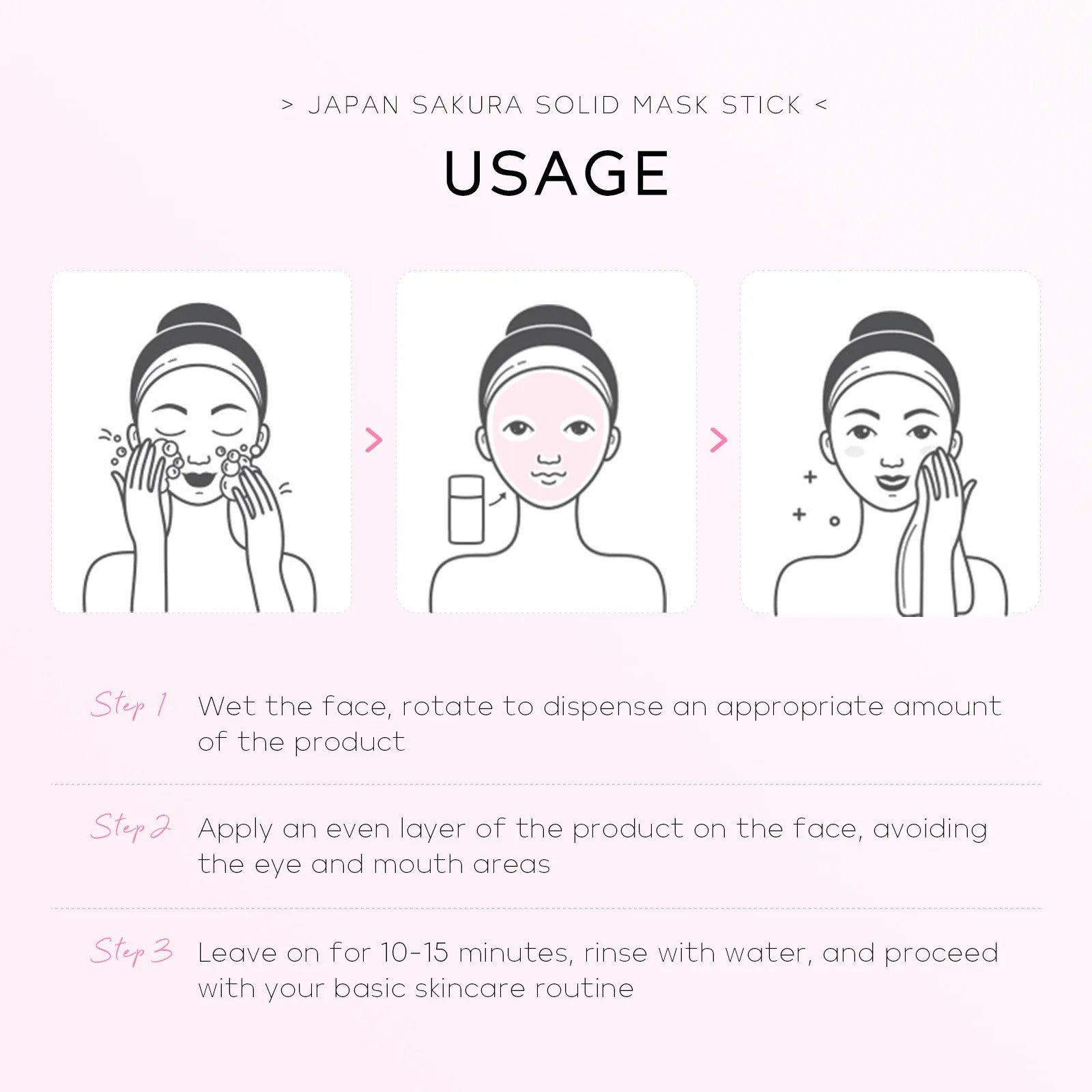 Sakura Cleansing Face Mask Stick 40g– Pore Cleaner